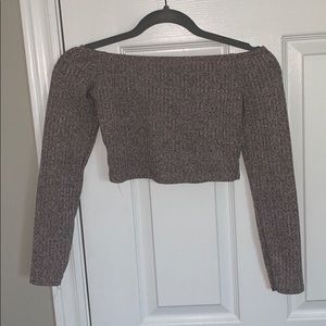 Pretty little thing off the shoulder long sleeve